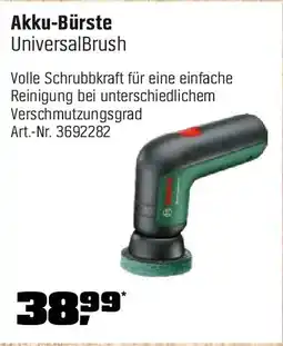 OBI BOSCH Akku-Bürste UniversalBrush Angebot