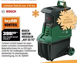 OBI BOSCH GARTEN- HÄCKSLER ,,AXT 25 TC" Angebot