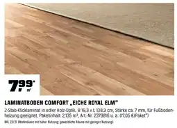 OBI LAMINATBODEN COMFORT „EICHE ROYAL ELM" Angebot