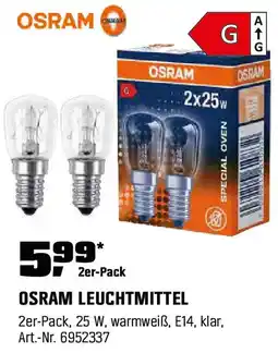 OBI OSRAM LEUCHTMITTEL Angebot