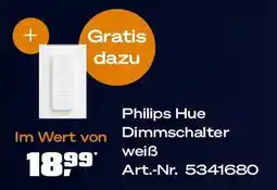 OBI Philips Hue Dimmschalter weiß Angebot