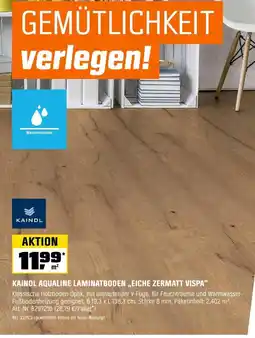 OBI Kaindl aqualine laminatboden „eiche zermatt vispa“ Angebot
