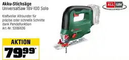 OBI BOSCH Akku-Stichsäge UniversalSaw 18V-100 Solo Angebot