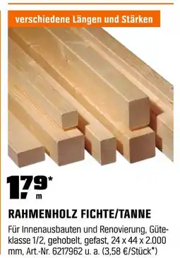 OBI Rahmenholz fichte/tanne Angebot
