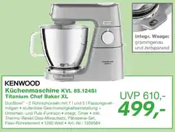 EP KENWOOD Küchenmaschine KVL 85.124SI Titanium Chef Baker XL Angebot