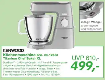 EP KENWOOD Küchenmaschine KVL 85.124SI Titanium Chef Baker XL Angebot