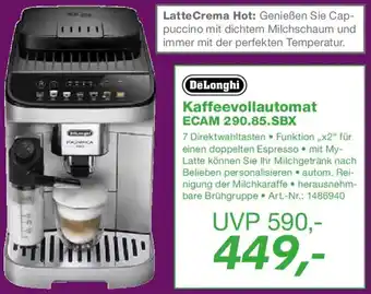 EP DeLonghi Kaffeevollautomat ECAM 290.85.SBX Angebot