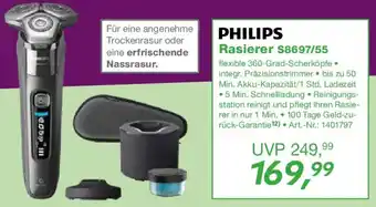 PHILIPS Rasierer S8697/55