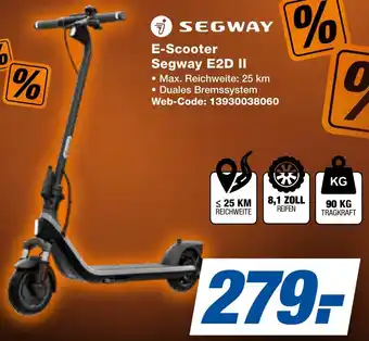 expert Techno Land E-Scooter Segway E2D II Angebot