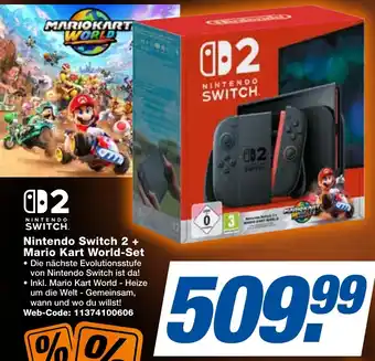 expert Techno Land Nintendo Switch 2 + Mario Kart World-Set Angebot