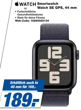 expert Techno Land Apple Smartwatch Watch SE GPS, 44 mm Angebot