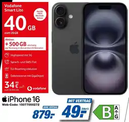 expert Techno Land Apple iPhone 16 Angebot