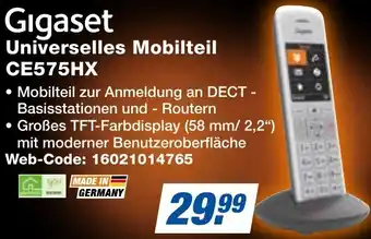 expert Techno Land Gigaset Universelles Mobilteil CE575HX Angebot