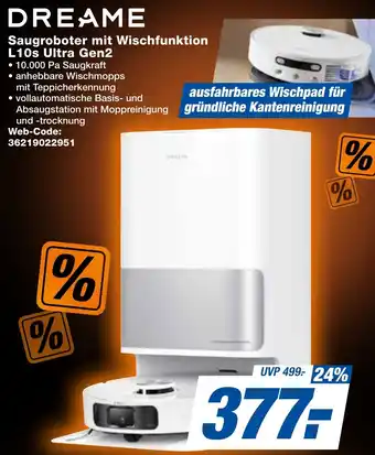 expert Techno Land DREAME Saugroboter mit Wischfunktion L10s Ultra Gen2 Angebot