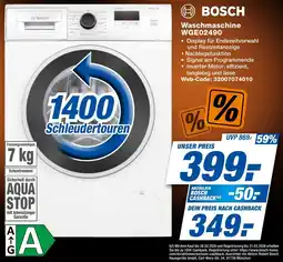 expert Techno Land BOSCH Waschmaschine WGE02490 Angebot