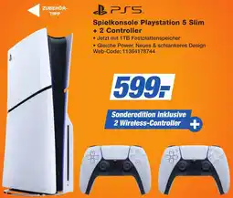 K+B Expert Spielkonsole Playstation 5 Slim + 2 Controller Angebot