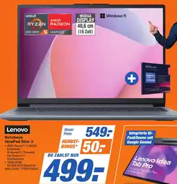 K+B Expert Lenovo Notebook IdeaPad Slim 3 Angebot