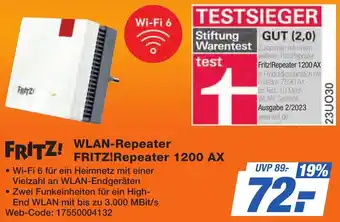 K+B Expert WLAN-Repeater FRITZ!Repeater 1200 AX Angebot