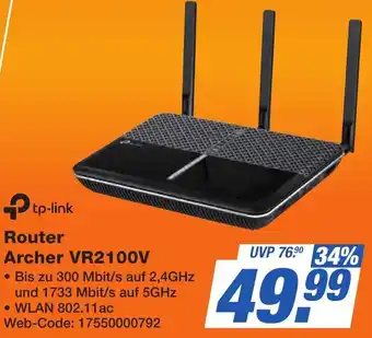 K+B Expert tp-link Router Archer VR2100V Angebot