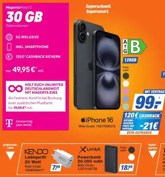 K+B Expert Apple iPhone 16 Angebot
