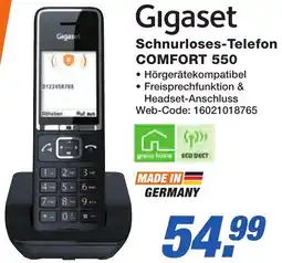 K+B Expert Gigaset Schnurloses-Telefon COMFORT 550 Angebot