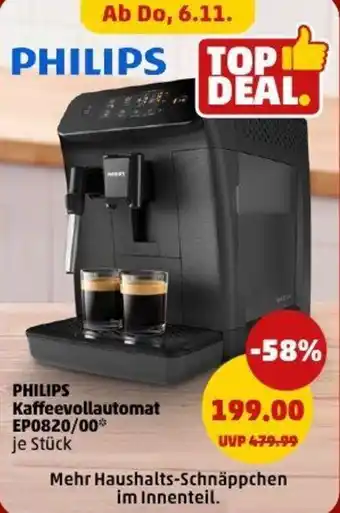 PHILIPS Kaffeevollautomat EP0820/00