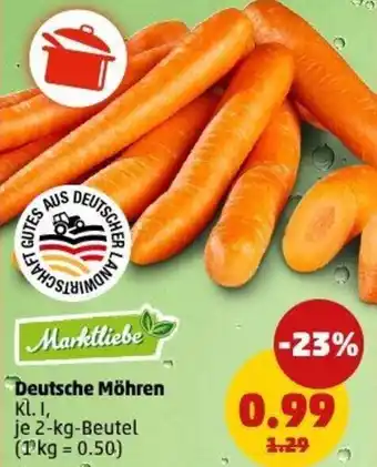 PENNY Deutsche Möhren Angebot