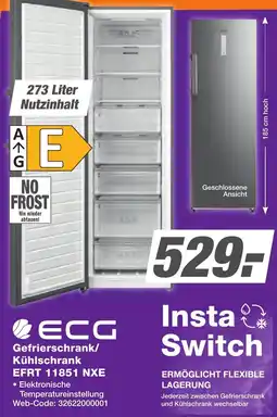 K+B Expert ECG Gefrierschrank/ Kühlschrank EFRT 11851 NXE Angebot