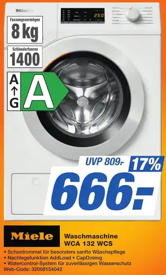 K+B Expert Miele Waschmaschine WCA 132 WCS Angebot