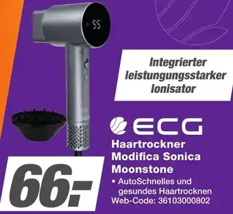 K+B Expert ECG Haartrockner Modifica Sonica Moonstone Angebot
