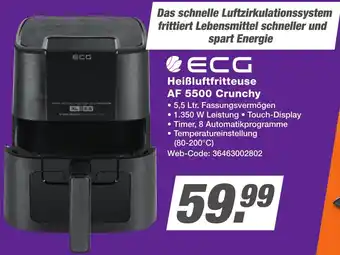 K+B Expert ECG Heißluftfritteuse AF 5500 Crunchy Angebot