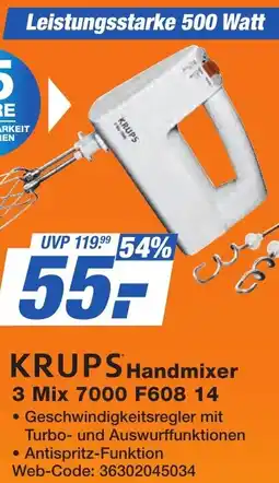 K+B Expert KRUPS Handmixer 3 Mix 7000 F608 14 Angebot