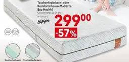Matratzen Concord Mlily eco health taschenfederkern- oder komfortschaum-matratze Angebot