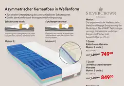 Matratzen Concord Silvercrown by brinkhaus 7-zonen kaltschaum-matratze motion 3 und 4 Angebot