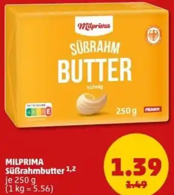 PENNY MILPRIMA Süßrahmbutter Angebot