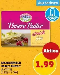 PENNY SACHSENMILCH Unsere Butter Angebot