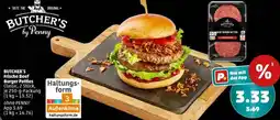 PENNY BUTCHER'S Frische Beef Burger Patties Angebot