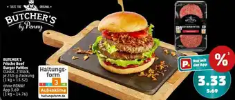 PENNY BUTCHER'S Frische Beef Burger Patties Angebot