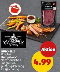 PENNY BUTCHER'S Frisches Rumpsteak Angebot