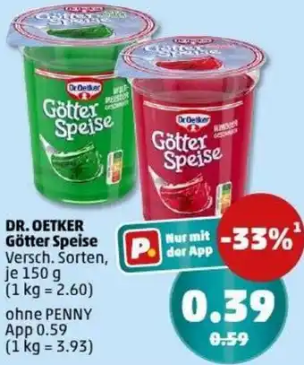 PENNY DR. OETKER Götter Speise Angebot