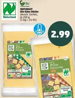 PENNY NATURGUT Bio Käse Stücke Angebot