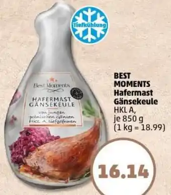 PENNY BEST MOMENTS Hafermast Gänsekeule Angebot