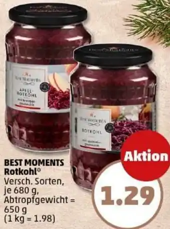 PENNY BEST MOMENTS Rotkohl Angebot