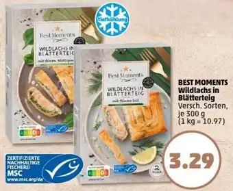 PENNY BEST MOMENTS Wildlachs in Blätterteig Angebot