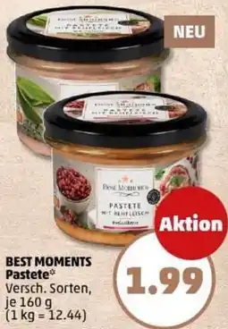 PENNY BEST MOMENTS Pastete Angebot