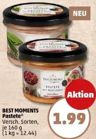 PENNY BEST MOMENTS Pastete Angebot