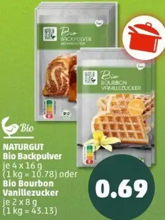 PENNY NATURGUT Bio Backpulver oder Bio Bourbon Vanillezucker Angebot