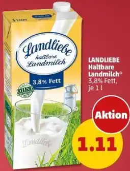 PENNY LANDLIEBE Haltbare Landmilch Angebot