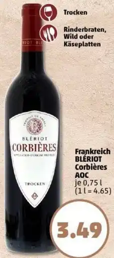 PENNY Frankreich BLÉRIOT Corbières AOC Angebot