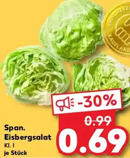 Kaufland Span. Eisbergsalat Angebot